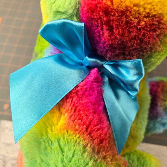 Breezy Progressive Plush Tie Dye Bear with Bow 2016 style 290881 - Picture 6 of 15